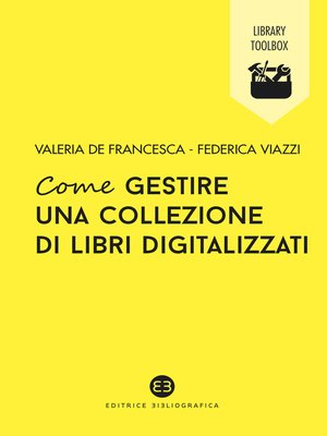 cover image of Come gestire una collezione di libri digitalizzati